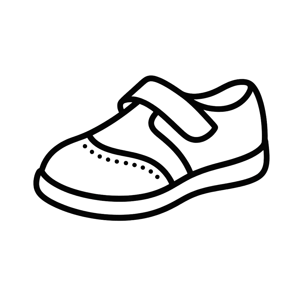 Home 4 Kids Shoe Size info graphic